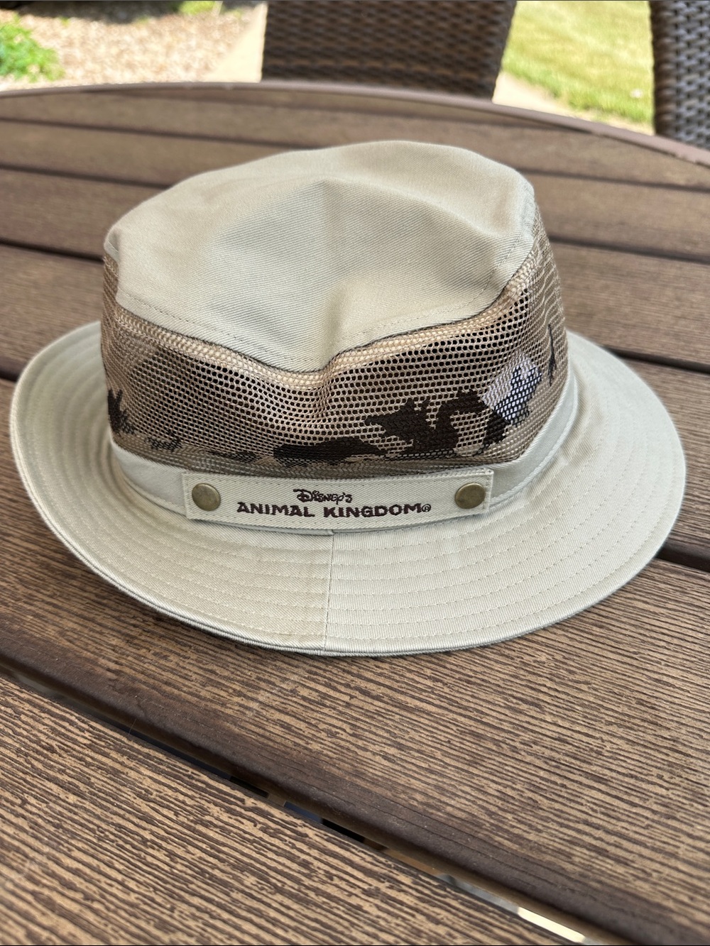 Vintage Disney Animal Kingdom Safari Mesh Hat.